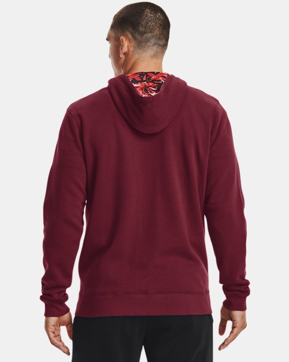 Men's UA Chinese New Year Rival Fleece Full-Zip Hoodie in Red image number 1
